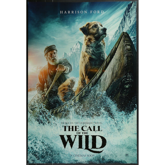 The Call of the Wild (2020) Original Double-side Movie Poster Rolled 27x40