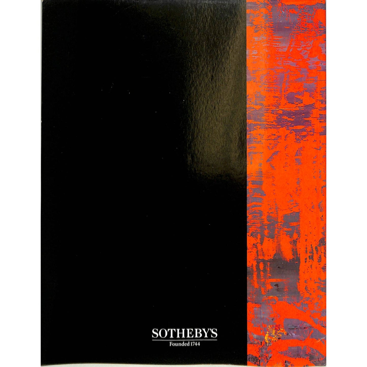 Sotheby's Contemporary Art Auction Catalogue, March 1998