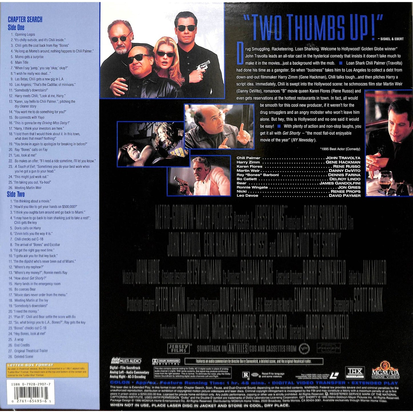 Get Shorty (1995) Laserdisc