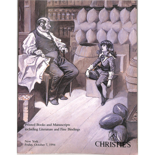 Christie's Printed Books and Manuscripts Auction Catalog October 7, 1994