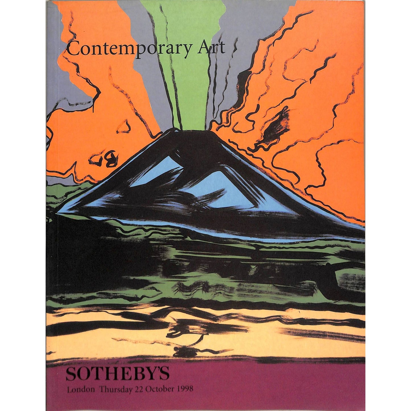 Sotheby's Contemporary Art Auction Catalog October 22, 1998