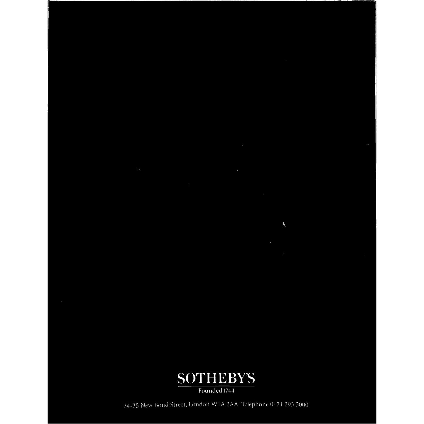Sotheby's Contemporary Art Auction Catalog October 22, 1998