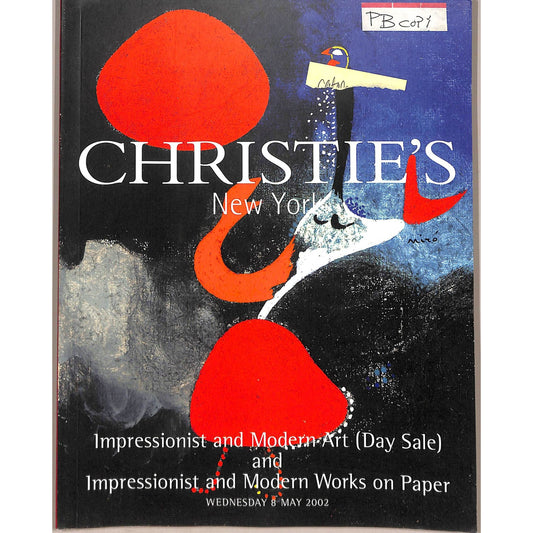 Christie's Impressionist and Modern Art Auction Catalog May 8, 2002