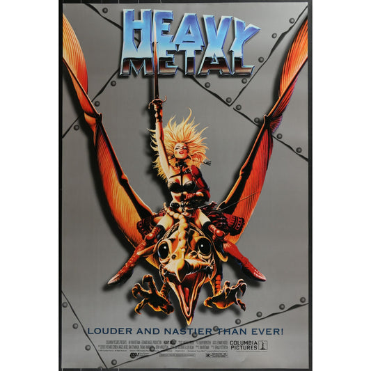 Heavy Metal (R1981) Original Single-sided Movie Poster Rolled 27x40
