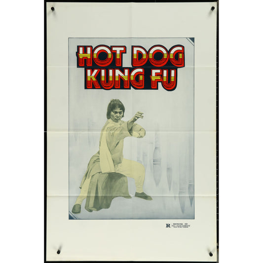Hot Dog Kung Fu (1979) Original Movie Poster Folded 27x41