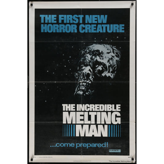 The Incredible Melting Man (1977) Original Movie Poster Folded 27x41