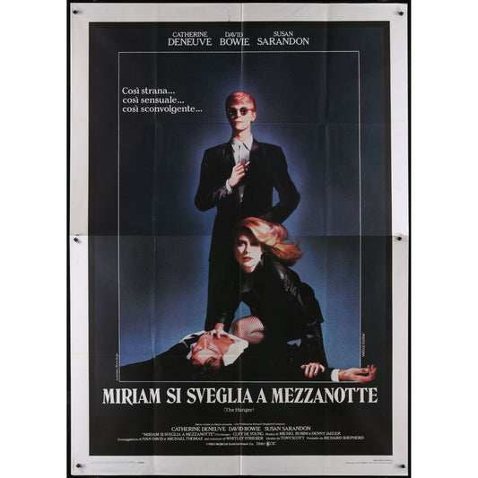 The Hunger (1983) Original Italian 2P Movie Poster Folded 55x78