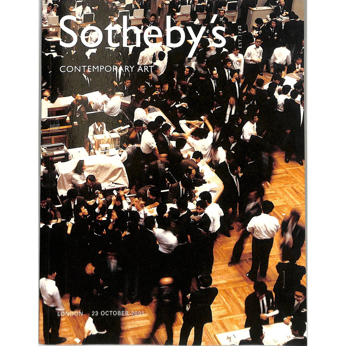 Sotheby's Contemporary Art Auction Catalog October 23, 2001