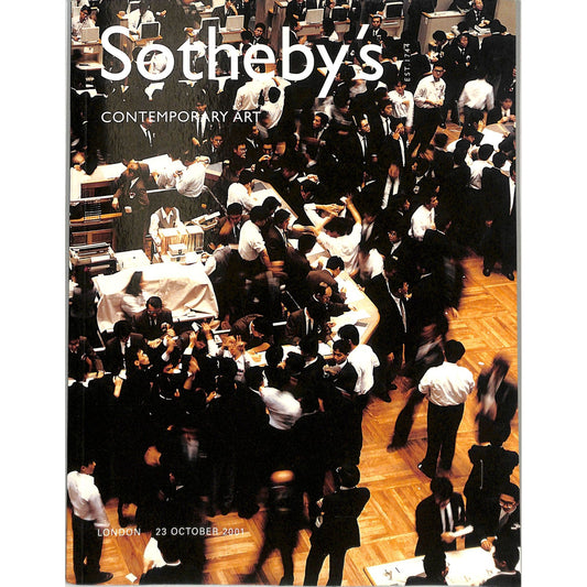 Sotheby's Contemporary Art Auction Catalog October 23, 2001