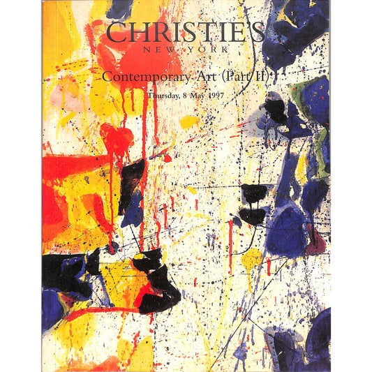 Christie's Contemporary Art Part 2 Auction Catalog May 8, 1997