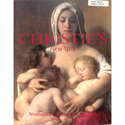 Christie's Nineteenth Century European Art Auction Catalog May 1, 2000