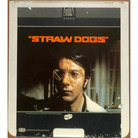 Straw Dogs (1971) Vintage CED Videodisc TESTED WORKING