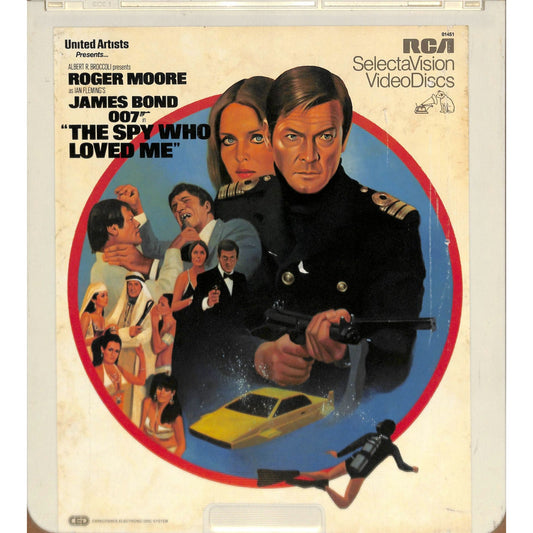 The Spy Who Loved Me (1977) Vintage CED Videodisc TESTED WORKING