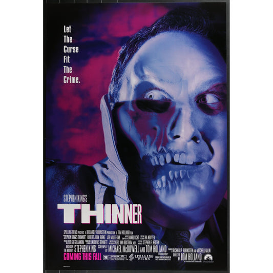 Thinner (1996) Original Movie Poster Rolled 27x40