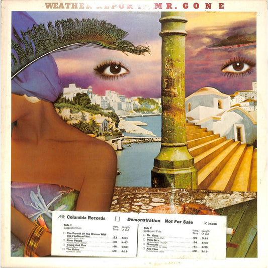 Weather Report - Mr. Gone (1978) Promo SM Press Vinyl Record JC 35358