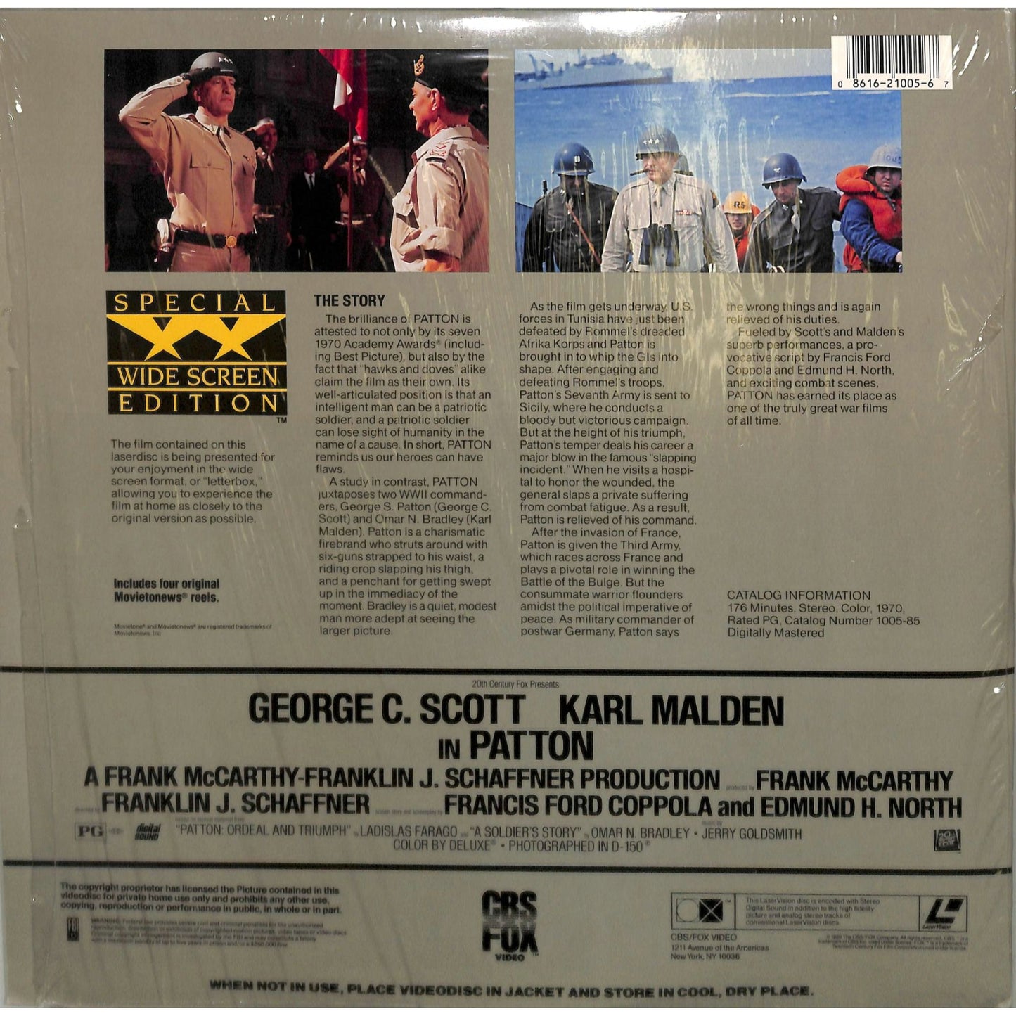 Patton (1970) Laserdisc