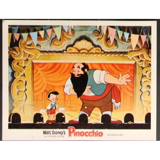 Pinocchio (1940) Original Lobby Card Movie Poster 11x14