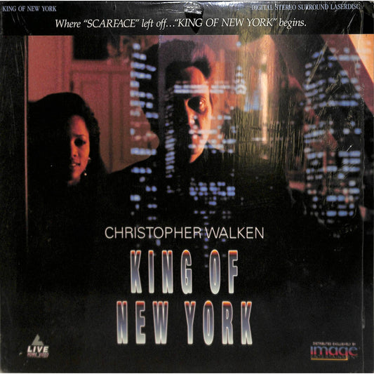 King of New York (1990) Laserdisc