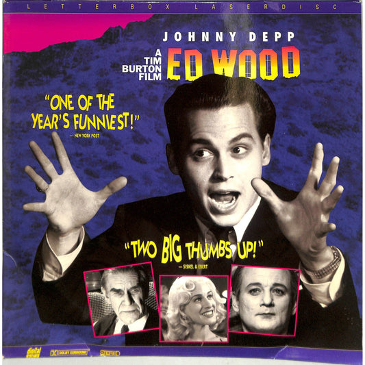 Ed Wood (1994) Laserdisc Video