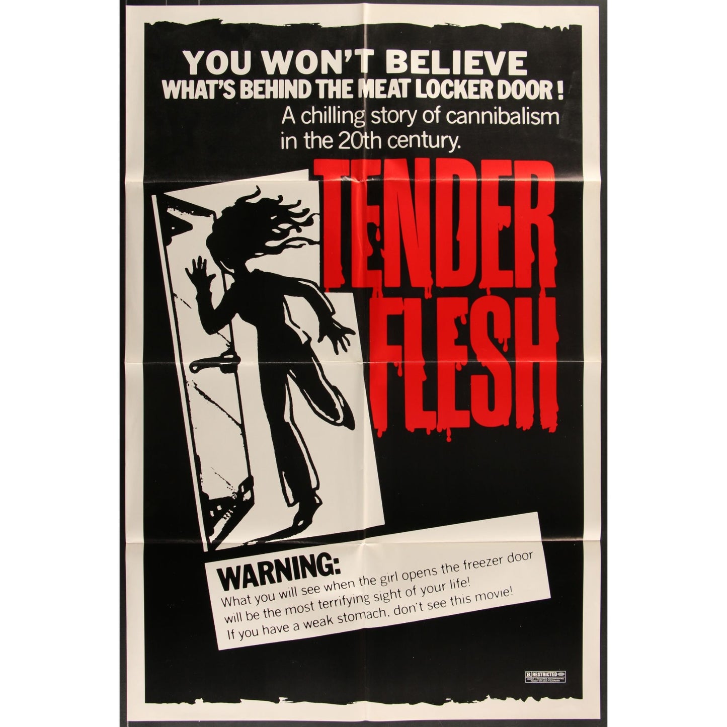 Tender Flesh (1976) Original Movie Poster Folded 27x41