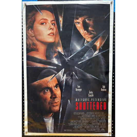 Shattered (1991) Double-Sided, Original Rolled 27x41