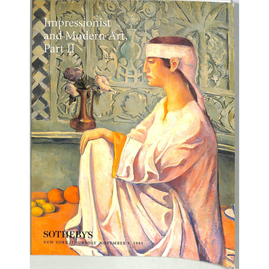 Sotheby's Impressionist and Modern Art Part II Catalog, 1995