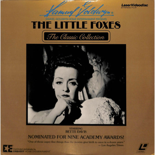 The Little Foxes (1941) The Classic Collection Laserdisc