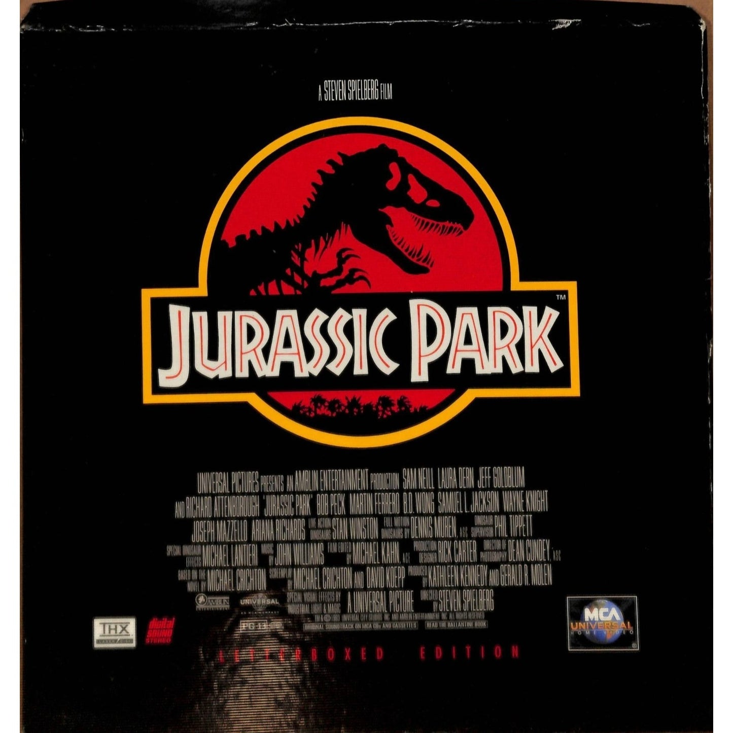 Jurassic Park (1993) Laserdisc Video