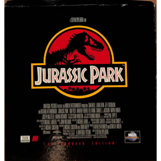 Jurassic Park (1993) Laserdisc Video