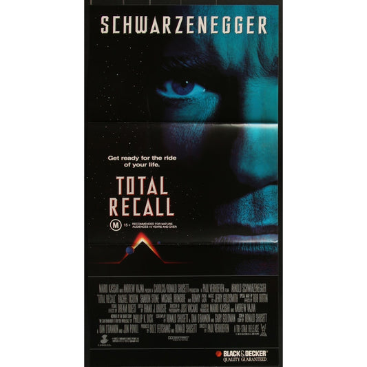 Total Recall (1990) Original Day Bill Movie Poster