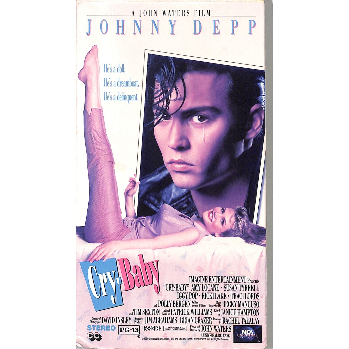 Cry-Baby (1990) VHS Tape Good condition