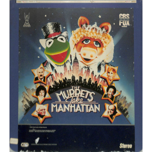 The Muppets Take Manhattan (1984) Vintage CED Videodisc TESTED WORKING