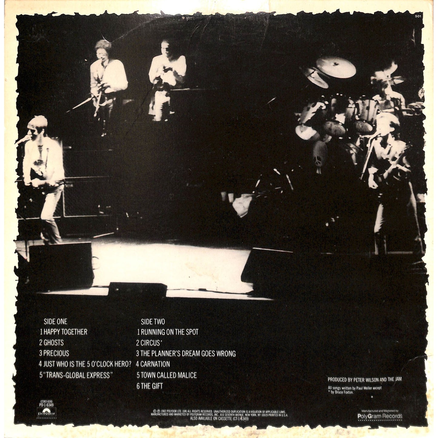 The Jam - The Gift Vinyl Record PD-1-6349