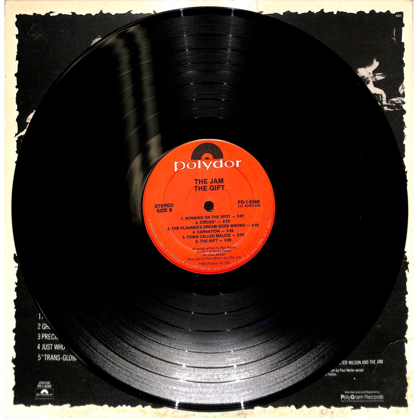 The Jam - The Gift Vinyl Record PD-1-6349