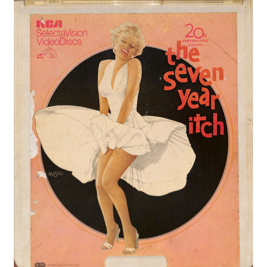 The Seven Year Itch(1955) Vintage CED RCA SelectaVision Videodisc TESTED WORKING