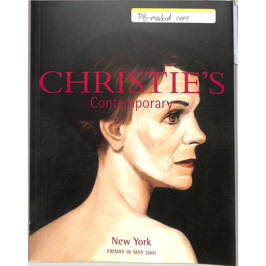 Christie's Contemporary Art Auction Catalog May 18, 2001