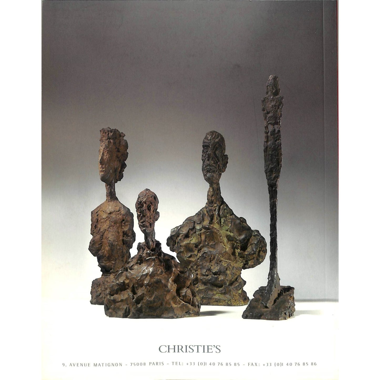 Christie's Sculptures Par Alberto Giacometti Art Auction Catalog Sep 28, 2002