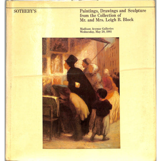 Sotheby's Collection of Mr. & Mrs. Leigh B. Block Art Auction Catalog 1981
