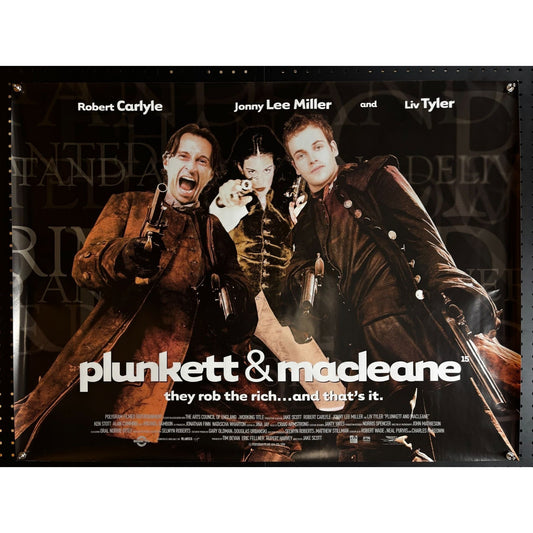 plunkett & maclean (1999) Double-Sided, Original Rolled UK Quad Poster 30x40