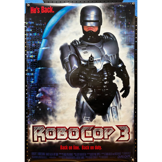 Robocop 3 (1993) Double-Sided, Original Rolled Poster 27x40