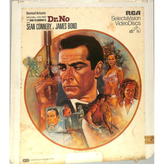 Dr. No (1962) Vintage CED Videodisc TESTED WORKING