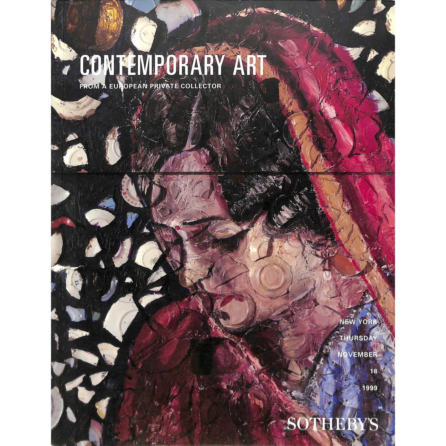 Sotheby's Contemporary Art European Private Art Auction Catalog Nov 18, 1999