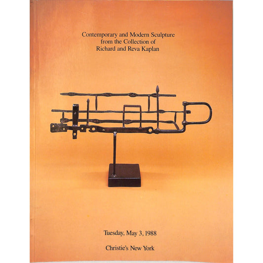 Christie's Collection of Richard & Reva Kaplan Auction Catalog May 3,1988