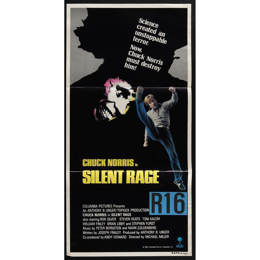 Silent Rage (1982) Original Australian Daybill Movie Poster