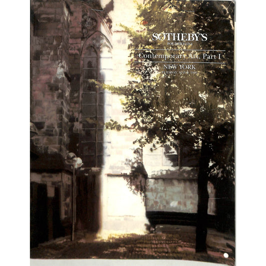 Sotheby's Contemporary Part 1 Art Auction Catalog May 2, 1995