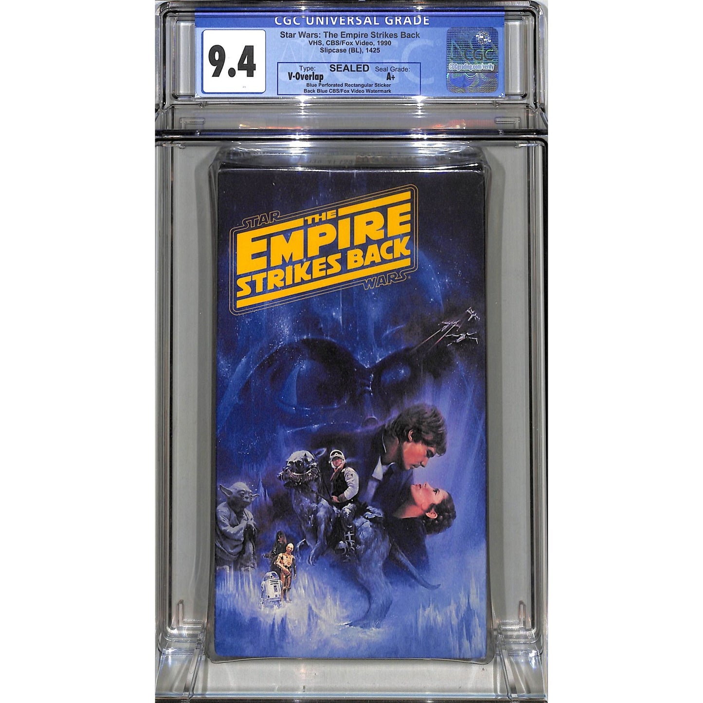 Star Wars: The Empire Strikes Back (VHS) CGC Graded 9.4 SEALED A+