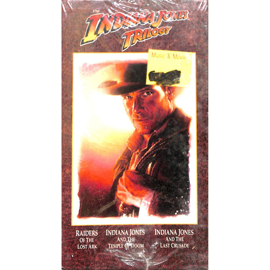 Indiana Jones Trilogy (1989) BRAND NEW SEALED VHS BOX SET