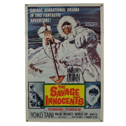 The Savage Innocents (1960) Original Movie Poster Folded 27x41