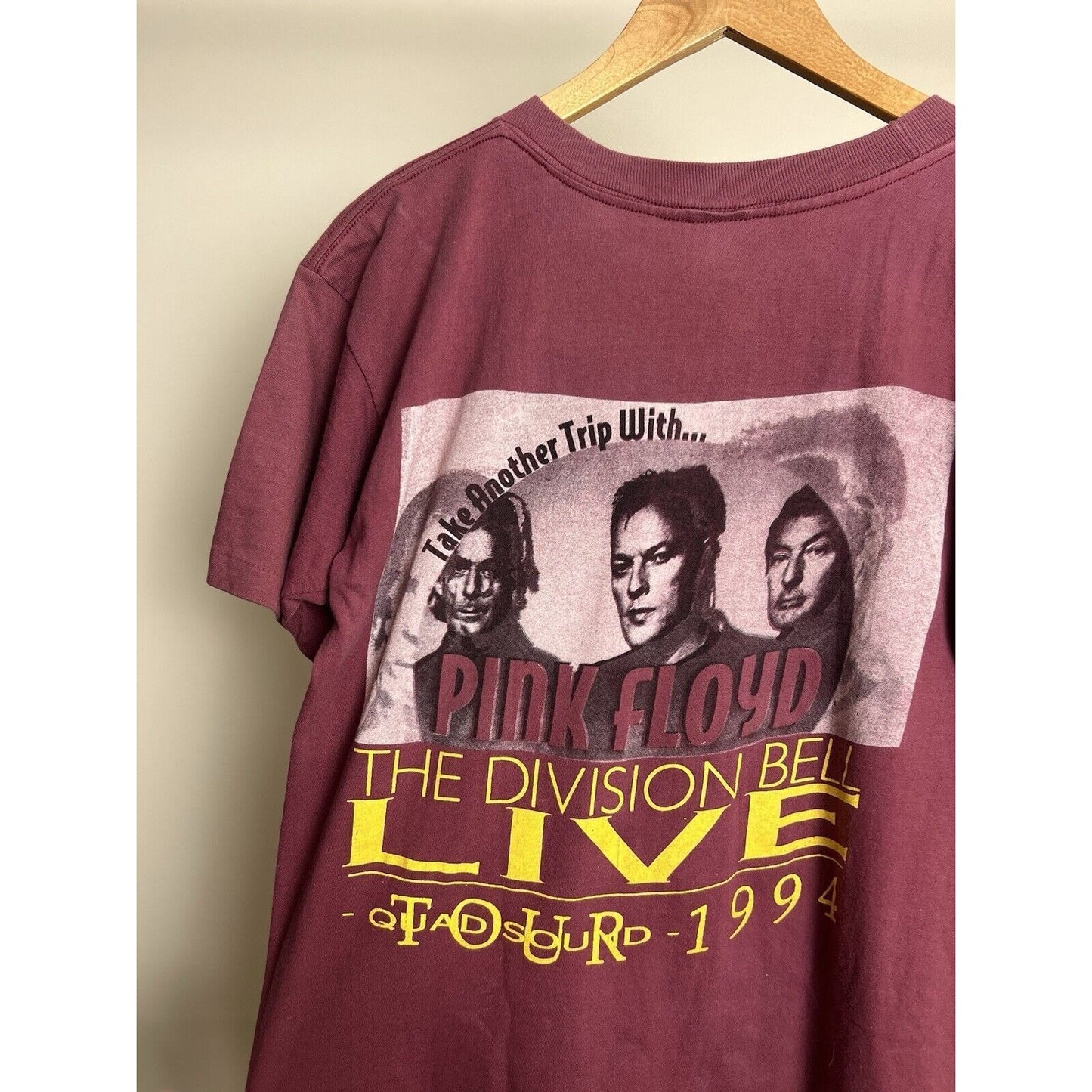 Vintage 1994 Pink Floyd T Shirt Adult Medium The Division Bell Tour Concert