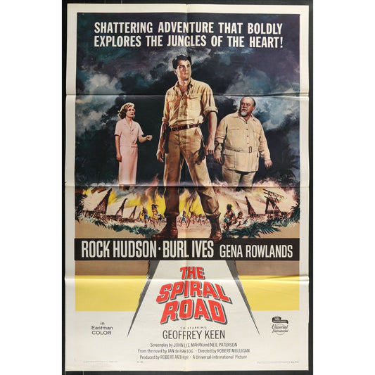 The Spiral Road (1962) Original Movie Poster Folded 27x41